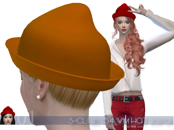Sims 4 Hat 201701 by S Club WM at TSR