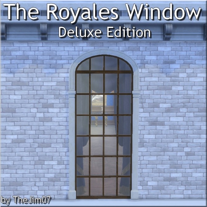 Sims 4 The Royales Window Deluxe Edition by TheJim07 at Mod The Sims