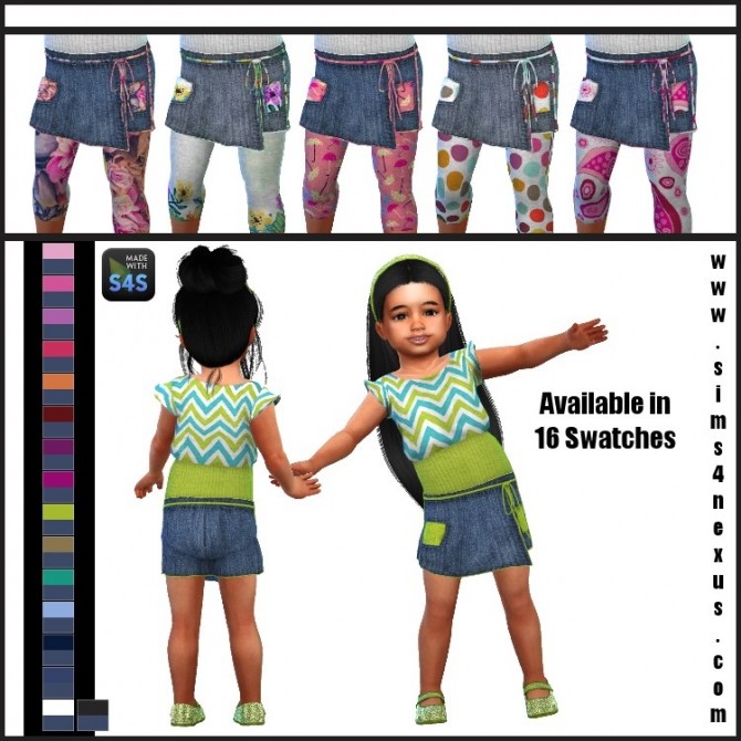 Sims 4 The Best of Both Worlds skirt & tights by SamanthaGump at Sims 4 Nexus