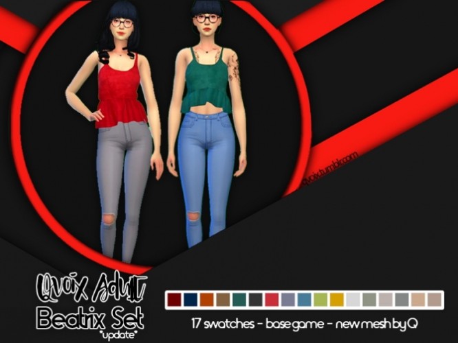 Beatrix Set At Qvoix Escaping Reality Sims 4 Updates