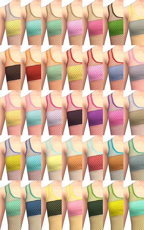 Sims 4 Flesh all a mesh swimsuit at SimLaughLove