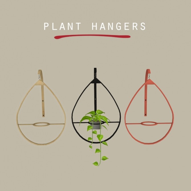 Sims 4 Plant Hangers at Leo Sims