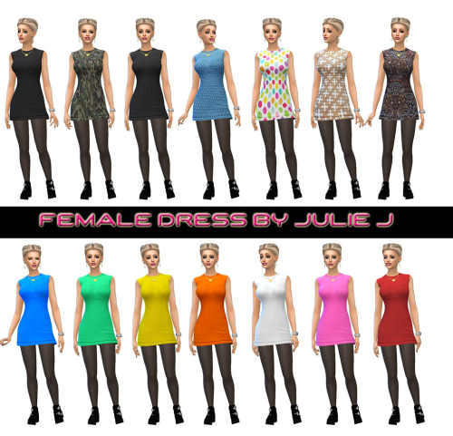 Sims 4 New Short Dress at Julietoon – Julie J
