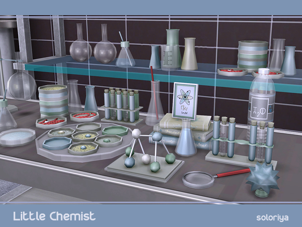 Sims 4 Little Chemist set by soloriya at TSR