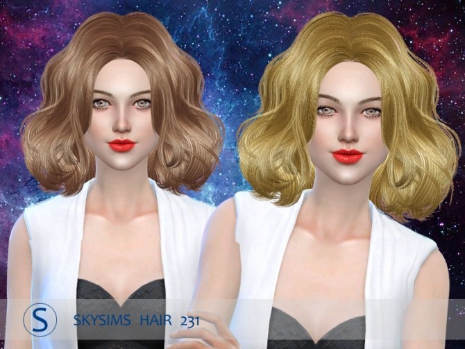 Sims 4 Hair 231 (Pay) by Skysims at Butterfly Sims