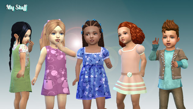 Sims 4 Toddlers Clothes Pack 2 at My Stuff