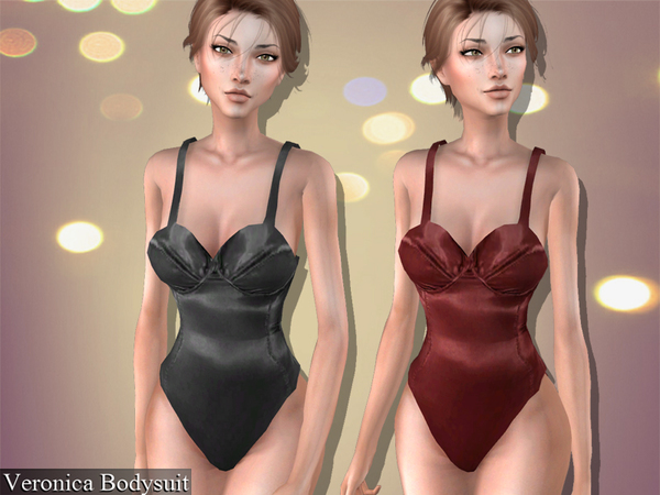 Sims 4 Veronica Bodysuit by Genius666 at TSR