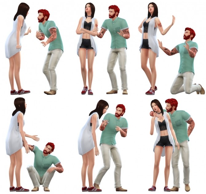 Sims 4 Couple Poses #19 at Rinvalee