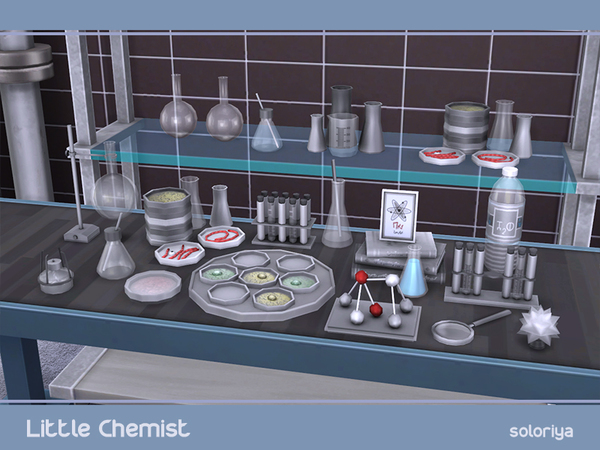 Sims 4 Little Chemist set by soloriya at TSR