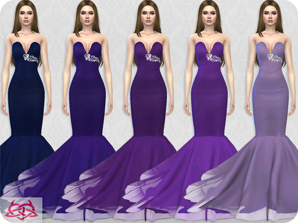 Sims 4 Wedding Dress 8 RECOLOR 6 by Colores Urbanos at TSR