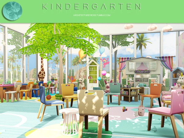 Sims 4 Kindergarten by Pralinesims at TSR