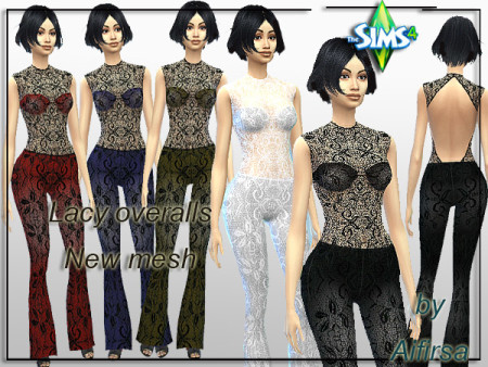 Lacy overalls by Aifirsa at Lady Venera