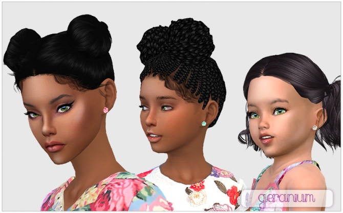 Geranium Studs For All Ages at Giulietta » Sims 4 Updates