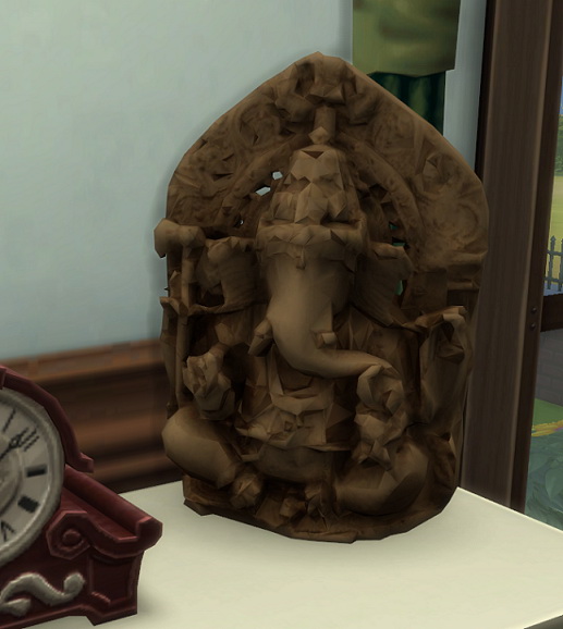 Sims 4 Ganesha Seated by BigUglyHag at SimsWorkshop