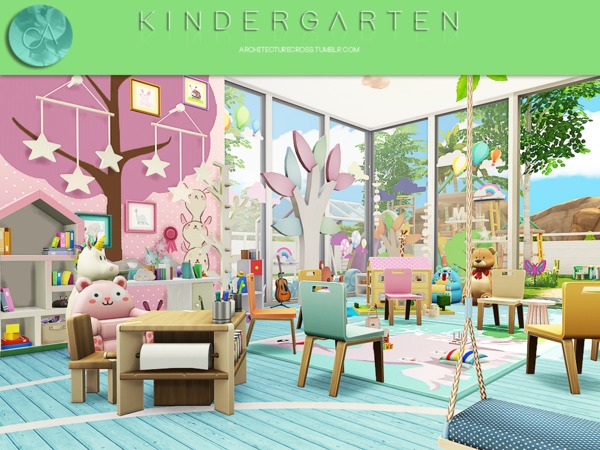 Sims 4 Kindergarten by Pralinesims at TSR
