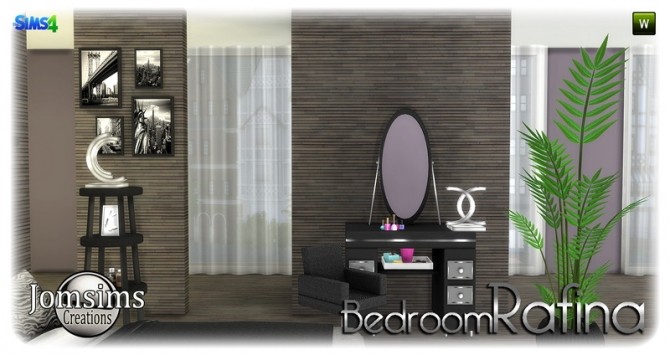 Sims 4 Rafina bedroom at Jomsims Creations