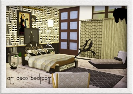 Art Deco Bedroom at Tkangie – Armchair Traveler