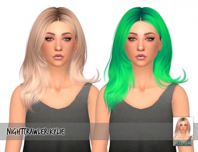 Sims 4 4 hair retextures at Nessa Sims