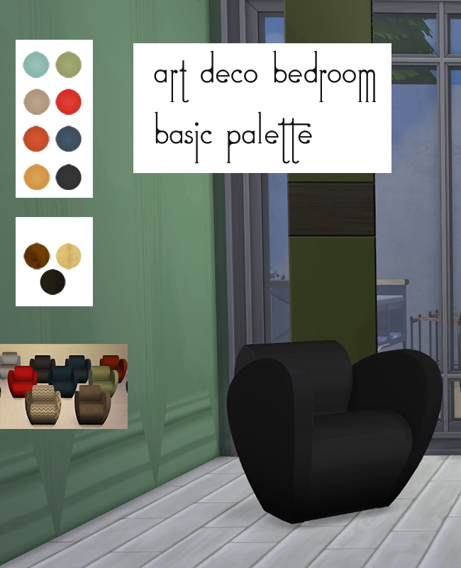 Sims 4 Art Deco Bedroom at Tkangie – Armchair Traveler