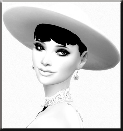Audrey Hepburn by Mich-Utopia at Sims 4 Passions