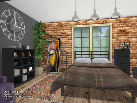 Gunnern Bedroom by ArtVitalex at TSR » Sims 4 Updates