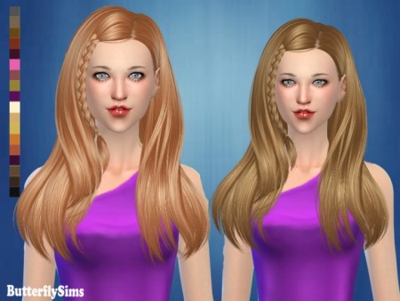 Hair 182 No hat (free) by YOYO at Butterfly Sims