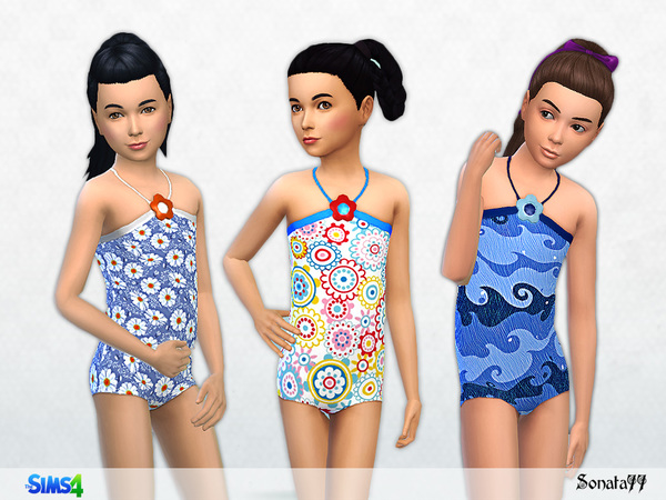 Sims 4 S77 girl 25 swimsuit by Sonata77 at TSR