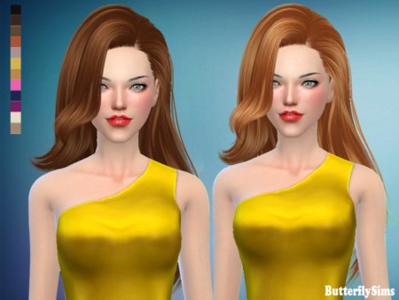 Hair 171 No hat (free) by YOYO at Butterfly Sims