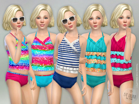 Tankini P01 for Girls by lillka at TSR