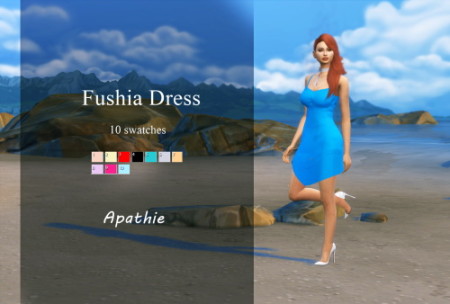 Fushia dress at Apathie