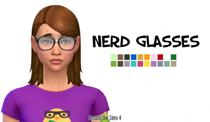 Sims 4 Nerd Glasses at Around the Sims 4