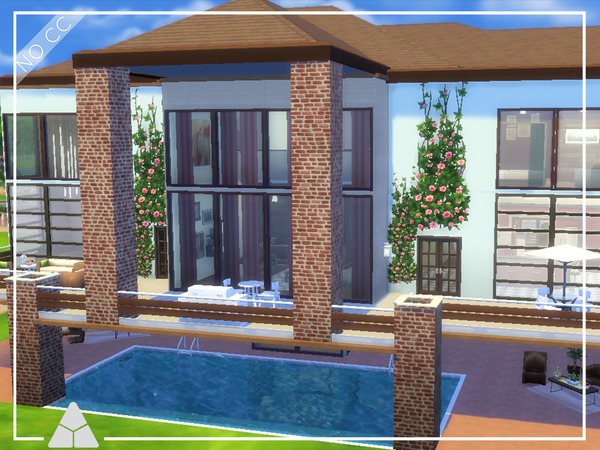 Sims 4 Angusham house by ProbNutt at TSR