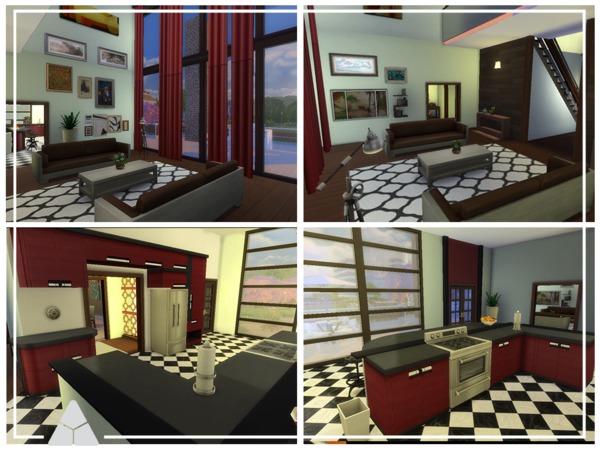 Sims 4 Angusham house by ProbNutt at TSR