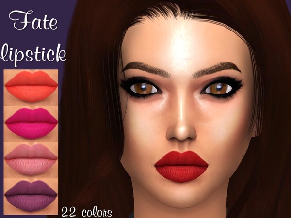 Sims 4 Fate lipstick by Sharareh at TSR