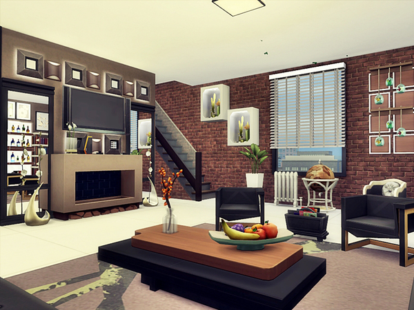 Sims 4 Penthouse by Danuta720 at TSR