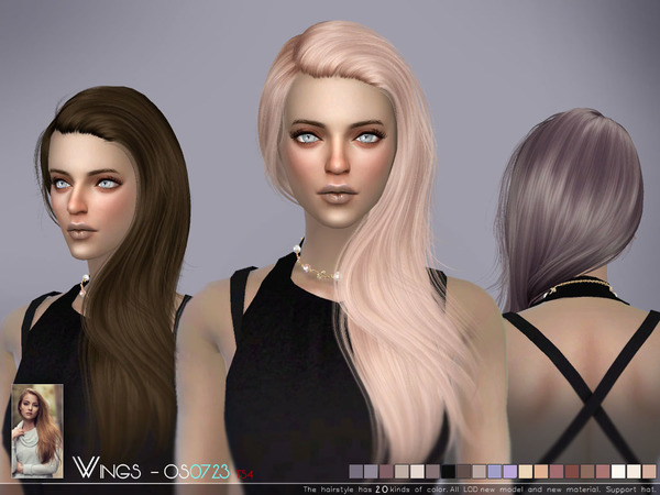 Sims 4 Hair OS0723 by wingssims at TSR