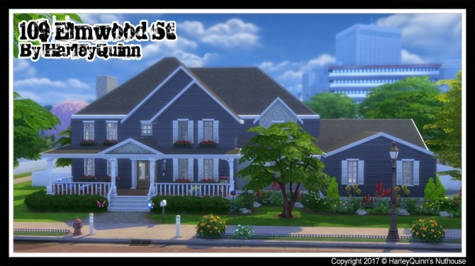 Sims 4 109 Elmwood Street at Harley Quinn’s Nuthouse