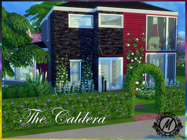 Sims 4 The Caldera house by blackrose538 at TSR