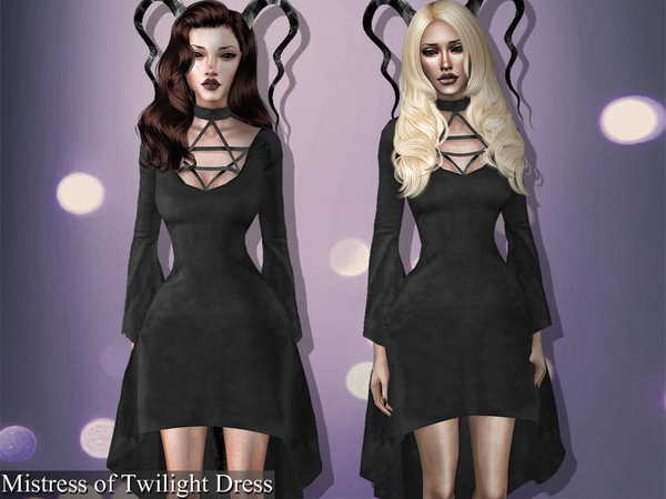 Sims 4 Nox Eternis Dress Collection by Genius666 at TSR