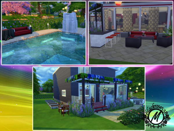 Sims 4 The Caldera house by blackrose538 at TSR