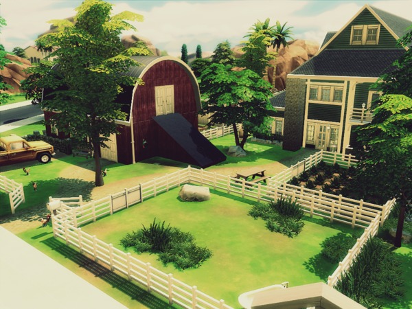 Sims 4 Countryside Stable by Saphrina94 at TSR