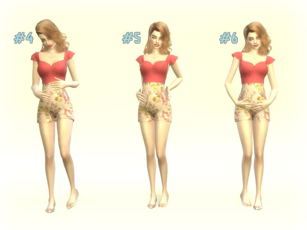Sims 4 Pregnancy Poses by Isims1357 at TSR