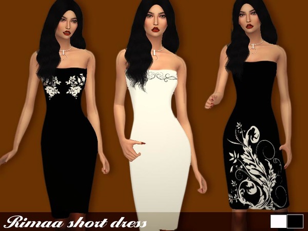 Sims 4 Rimaa dress by Sharareh at TSR