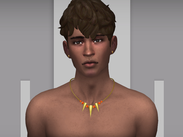 Sims 4 C.B. male necklace by WistfulCastle at TSR