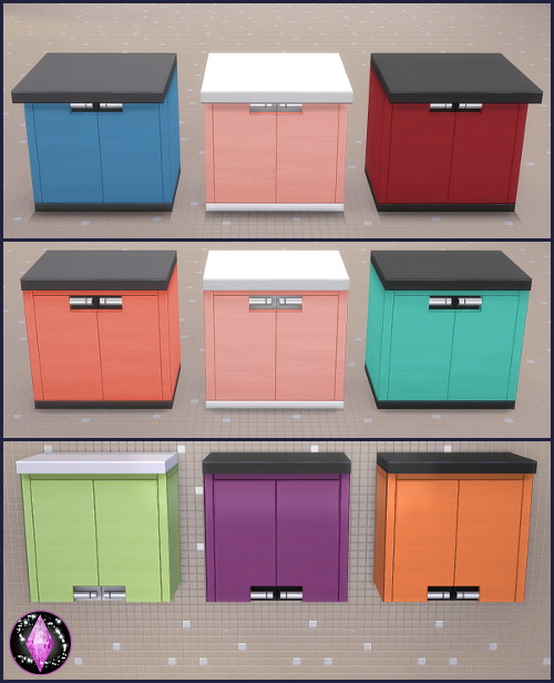 Sims 4 Harmonie kitchen set at CappusSims4You