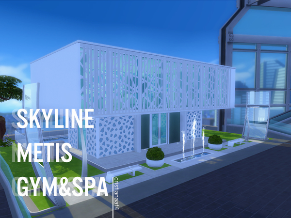 Sims 4 Skyline Metis Gym&Spa by cristianaaf4 at TSR