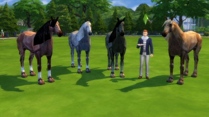 Sims 4 Titan Quest Horse by BigUglyHag at SimsWorkshop
