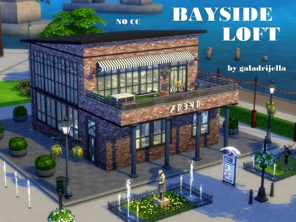 Sims 4 Bayside Loft  by galadrijella at TSR