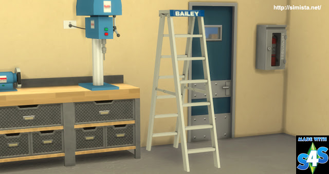 Sims 4 Ladder deco set at Simista