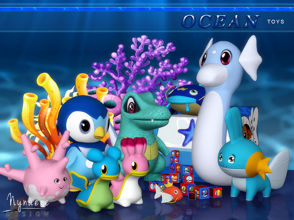 Sims 4 Ocean Toys by NynaeveDesign at TSR